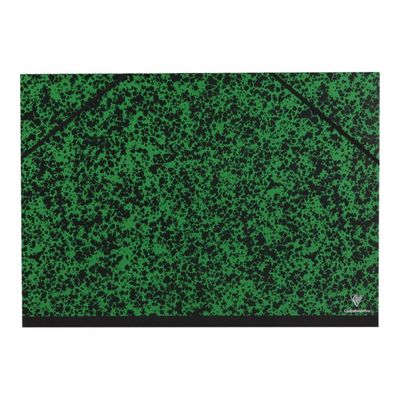 3329680932324-Clairefontaine - Carton à dessin 32 x 45 cm - vert-Avant-0