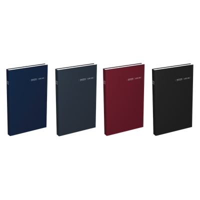 3147281103079-Lecas Carré Travers - Agenda 1 jour par page - 14 x 22 cm - disponible dans différentes couleurs--0