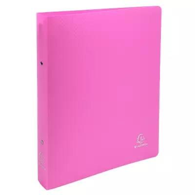 3130632546946-Exacompta Opak - Classeur 2 anneaux - Dos 40 mm - A4 Maxi - rose--0