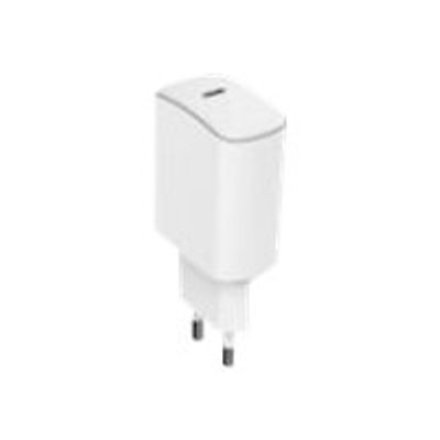 3571211458159-Just Green - Chargeur secteur pour smartphone - USB-C - blanc-Angle droit-0