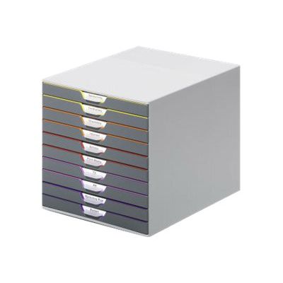 4005546701615-Durable Varicolor - Module de classement 10 tiroirs - multicolore-Angle droit-3