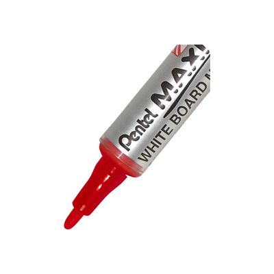 3474377910724-Pentel MAXIFLO - Marqueur effaçable - pointe ogive - rouge-Gros plan-3