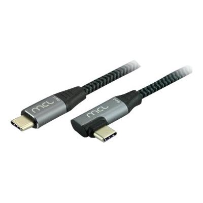 3700224767457-MCL Samar - Câble USB de type-C 3.1 - 24 pin USB-C pour 24 pin USB-C - 2 m - noir et gris-Angle droit-0