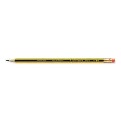 4007817106365-STAEDTLER Noris - Crayon à papier - HB - 2 mm - embout gomme--0