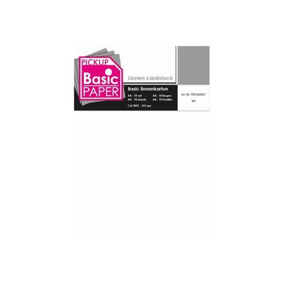 8715119760975-Pickup - Carton de lin - A4 (210 x 297 mm) - 215 g/m² - 10 feuilles - jaune-Avant-0