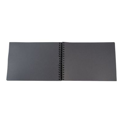 3130630168010-Exacompta ScrapAddict - Album scrapbooking - 32 x 22 cm - 70 pages noires-Arrière-11