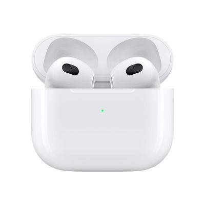 2010000112274-Apple AirPods 3e gen - Kit main libre - Ecouteurs sans fil avec micro - intra-auriculaire - blanc-Avant-1
