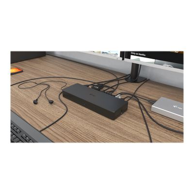 8595611704079-i-Tec - Station d'accueil - USB-C / Thunderbolt 3 - DVI, HDMI - GigE - Europe-Angle droit-4