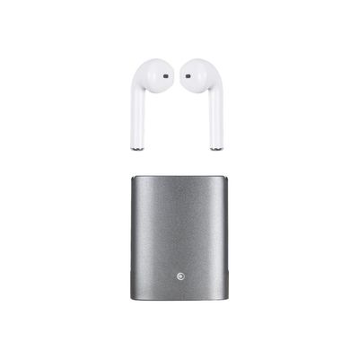 3571211451129-BigBen Metal Buds - Kit main libre - écouteur sans fil bluetooth - boitier noir-Avant-0