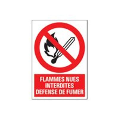 8711234129130-Pickup - Panneau Flammes nues interdites - 230 x 330 mm-Avant-0
