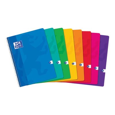 3020123775439-Oxford - Cahier à spirale 24 x 32 cm - 180 pages - grands carreaux (Seyes) - disponible dans diff-Avant-0
