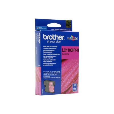4977766659871-Brother LC1100XL - magenta - cartouche d'encre originale-Angle gauche-3