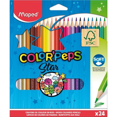 3154141832246-Maped Color'Peps - 24 Crayons de couleur--0