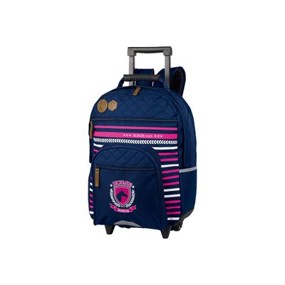 3664447057187-Oberthur Cheval - valise à roulette / sac à dos-Angle droit-0