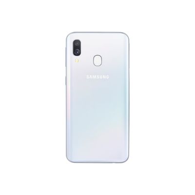 8801643789671-Samsung Galaxy A40  - 64 Go - Smartphone - blanc-Arrière-4