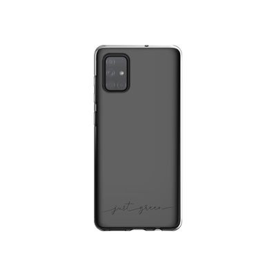 3571211434511-Just Green - Coque de protection pour Samsung A71 - transparent-Arrière-0