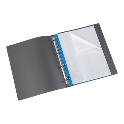 3135251163024-Viquel - Porte-vues perforé - 40 vues - A4 - bleu-Angle gauche-1