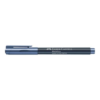 4005401607533-Faber-Castell Metallics - marqueur - queen of the marine-Angle gauche-0