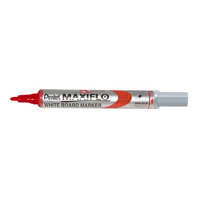 3474377910724-Pentel MAXIFLO - Marqueur effaçable - pointe ogive - rouge-Angle gauche-2