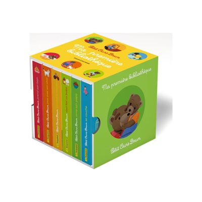 9791036358807-Ma première bibliothèque - Petit Ours Brun - livre d'images (pack de 6)-Angle droit-0