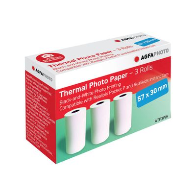 3760265541935-AgfaPhoto - papier photo - 3 rouleau(x) - 57 x 30 mm-Angle gauche-0