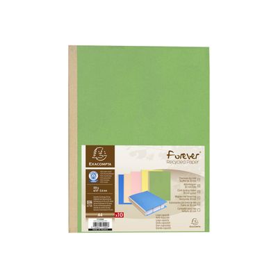 3130637710007-Exacompta Forever - 10 Chemises à soufflet - 320 gr - couleurs assorties-Avant-2