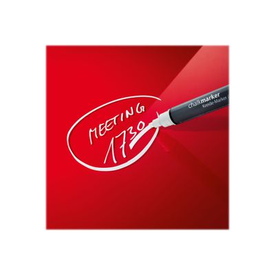 4004360887765-Sigel Artverum - Tableau magnétique en verre - 12 x 78 cm - rouge-Gros plan-7
