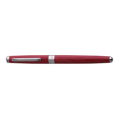 3108722401819-Oberthur Astrée - Stylo plume rouge-Avant-0