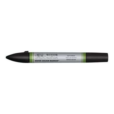 884955073995-ProMarker Watercolour - 6 Marqueurs double pointe - tons feuillage-Angle gauche-9