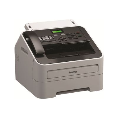 4977766712903-Brother FAX-2845 - Fax laser monochrome avec combiné téléphonique - 20 ppm-Angle gauche-3