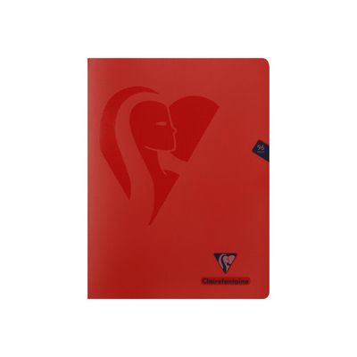 3329683033684-Clairefontaine Mimesys - Cahier polypro 24 x 32 cm - 96 pages - petits carreaux (5x5 mm) avec marge - disponible dans-Avant-3