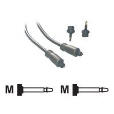 3700224724122-MCL Samar - câble audio optique Toslink (M)/(M) + adaptateur - 5 m-Image du produit-0