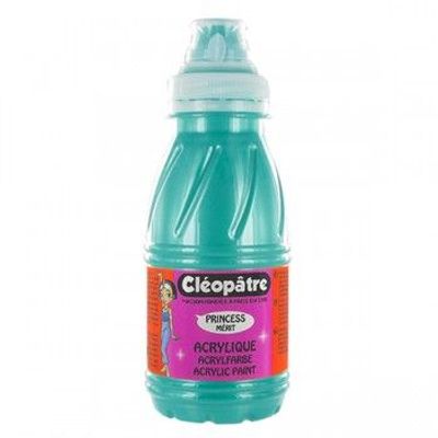 3134725003736-Cléopâtre Princess Mérit Nacrée - peinture - peinture acrylique - vert - 250 ml--0