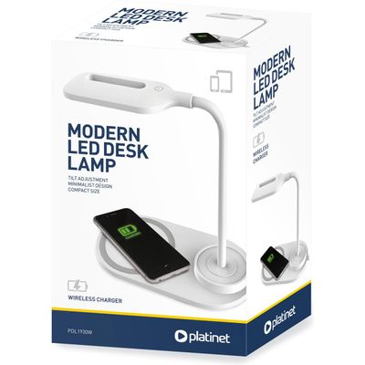 5907595452472-PLATINET PDL1930 LED - Lampe de bureau LED 5W avec chargeur sans fil --4