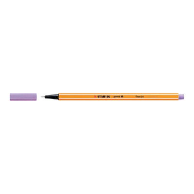 4006381186483-STABILO Point 88 - Feutre fin - 0.4 mm - lilas clair-Angle gauche-0