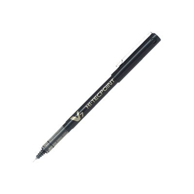 3131916217194-Pilot Hi-Tecpoint V7 - Pack de 12 rollers - 0,7 mm - noir-Angle gauche-4