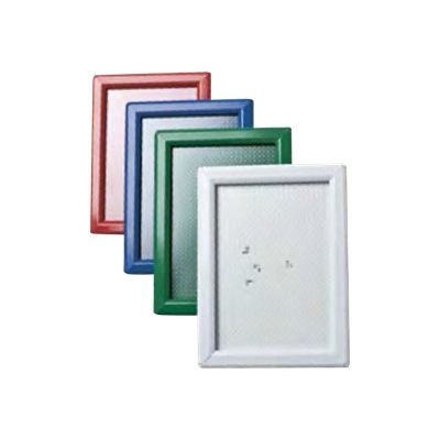 3660412031510-Promocome Ecoframe - Cadre porte-affiche clippant à poser ou à fixer au mur - A5 - bleu-Avant-0