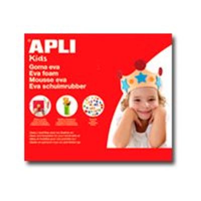 8410782127840-Apli - 1 feuille décor mousse - blanc-Avant-0