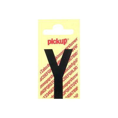 2012349362402-Pickup - Étiquette autocollante - 90 mm - Lettre Y - noir mat-Avant-0