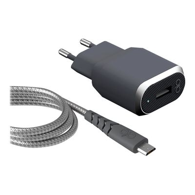 3571211389910-BigBen Force Power - chargeur secteur pour smartphone + 1 câble de charge USB/micro USB-Angle gauche-0