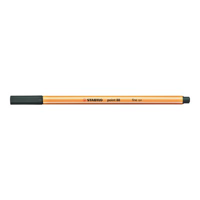 4006381333955-STABILO Point 88 - Feutre fin - 0.4 mm - vert olive-Angle gauche-0