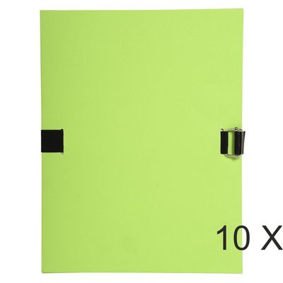 3141879033809-Exacompta Forever - 10 Chemises extensibles - vert clair--0