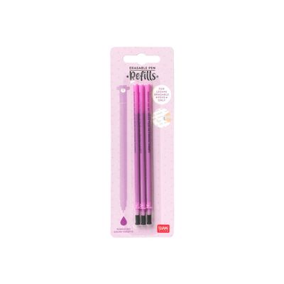 8054117621292-Legami - Pack de 3 recharges pour stylo gel effaçable - pourpre-Avant-0