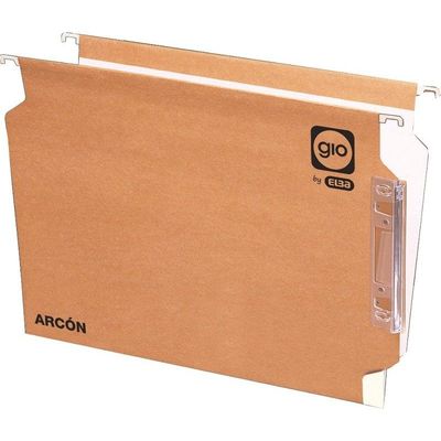 0000000393010-ELBA - Dossier suspendu - base-V - pour A4 (210 x 297 mm) - capacité : 100 feuilles - blanc, beige--0