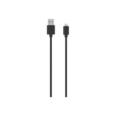 3701263512480-JAYM POP Collection - Câble USB vers Lightning - 1.5 m - noir-Avant-0