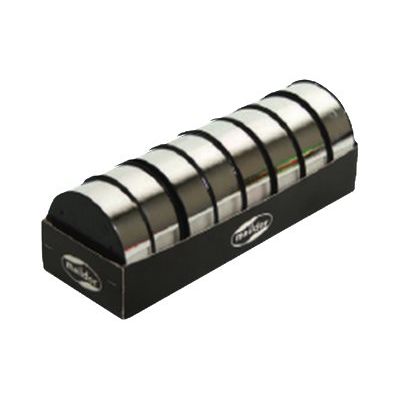 3065506161768-Clairefontaine Métallisé - ruban d'emballage cadeau - 8 rouleau(x)-Angle gauche-0