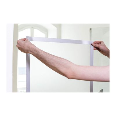 4005546406732-Durable Duraframe Poster - Cadre d'affichage adhésif - 50 x 70 cm - argent-Gros plan-10