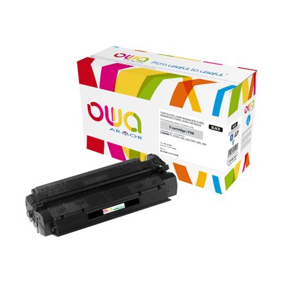 3112539605179-Cartouche laser compatible Canon FX-8 - noir - Owa K12175OW-Angle gauche-0