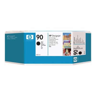 829160222592-HP 90 - noir - cartouche d'encre originale-Avant-1