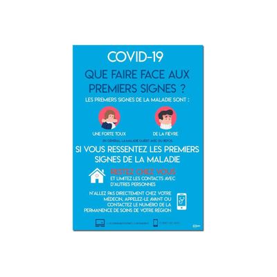 5014702142208-Avery - 2 Affiches de sécurité amovibles A3 - symptômes du COVID-P_400002487_2-0